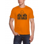 Marškinėliai Real men go bald Marškinėliai Real men go bald
